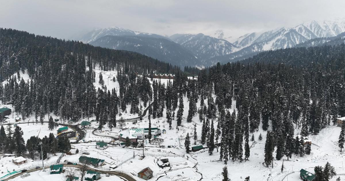 Snow-covered Landscape and Pine Trees of Gulmarg, Kashmir 
Munawar Maqsood/Pexels
