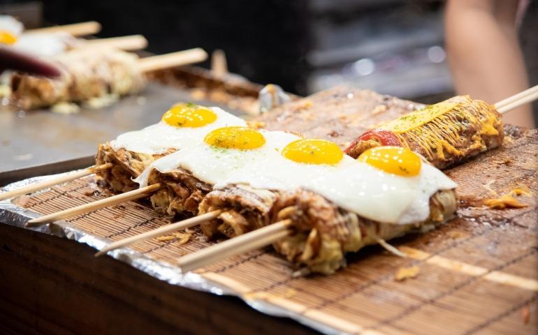 Japanese street food in festival