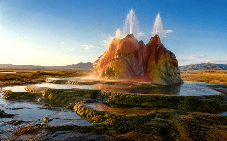 Fly Geyser (AI-generated image for representational purposes)