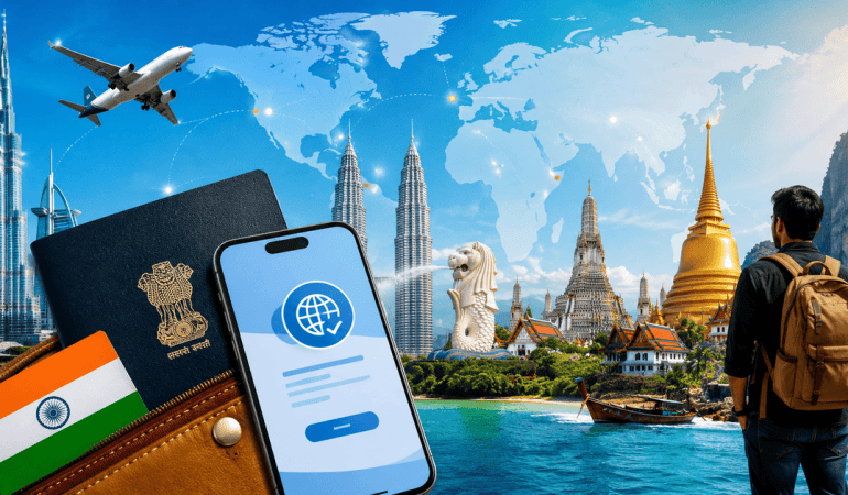 top eVisa countries for Indians