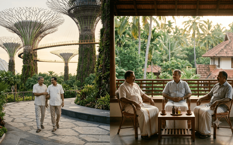 Singapore & Kerala - For dads who deserve to slow down and unwind
