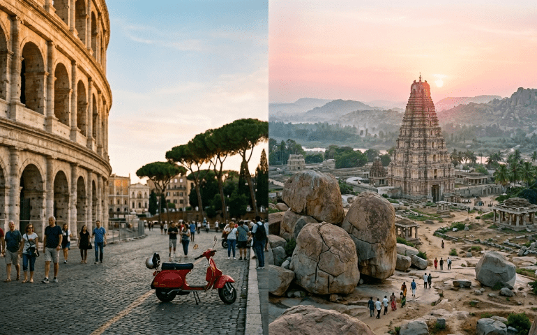 Rome & Hampi For History Enthusiasts Dads