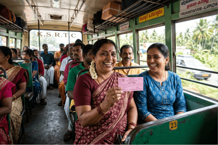 Smiles on Every Seat as Free Bus Travel for Women Becomes Reality
