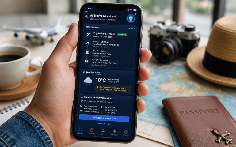 Smart Travel Planning - AI Generated Image