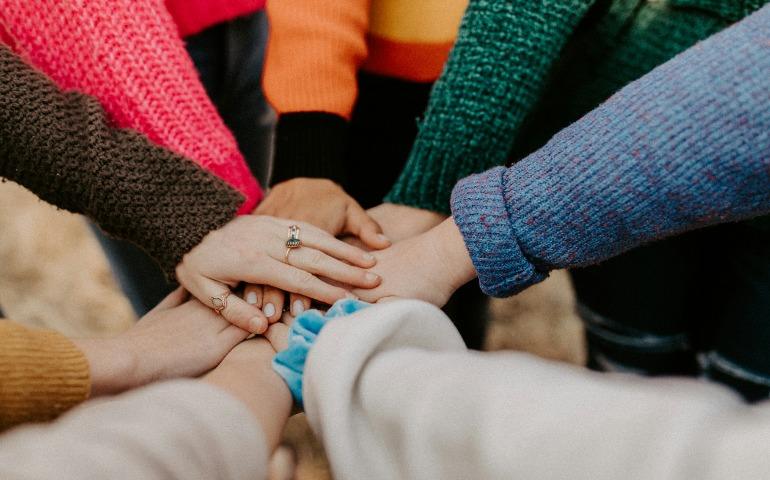 People coming together
