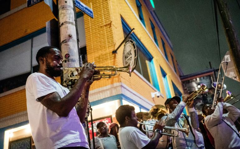 Musicians on Frenchmen Street, New Orleans