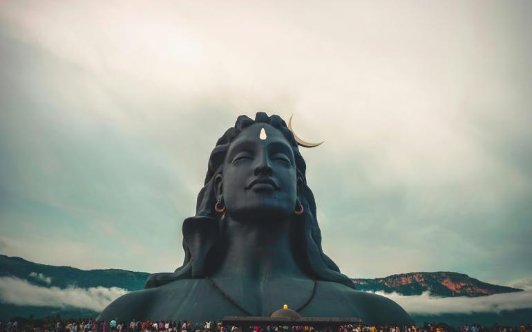Adi Yogi statue