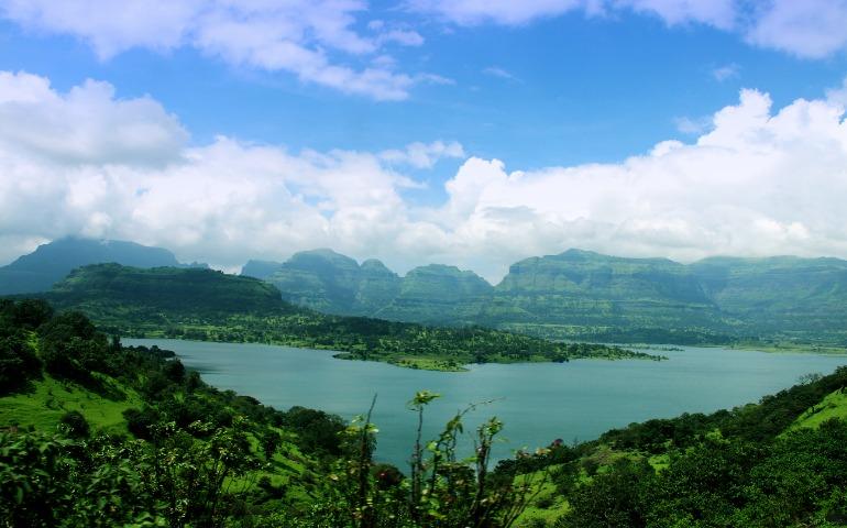 Bhandardara during monsoon
