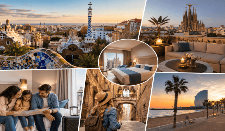 Best Hotels in Barcelona for Families, Couples & Solo Travellers