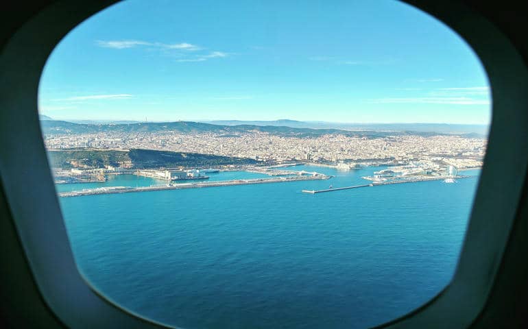 Barcelona view from the windown
