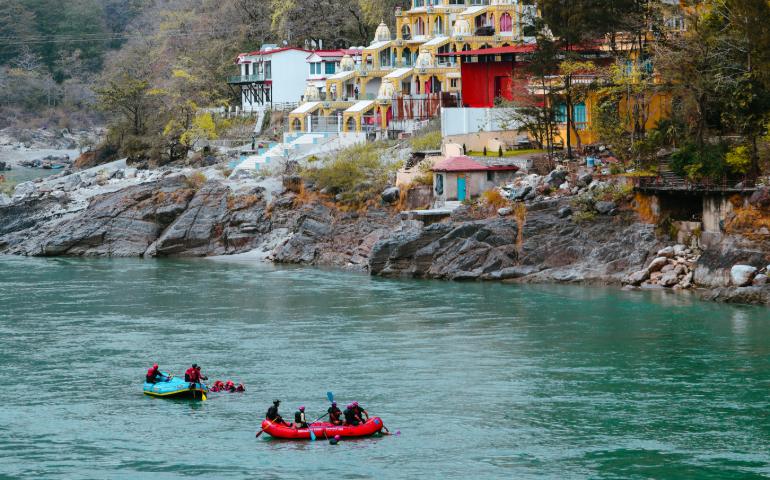 River rafting in Rishikesh