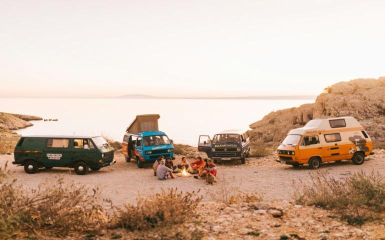 Caravans for road trip