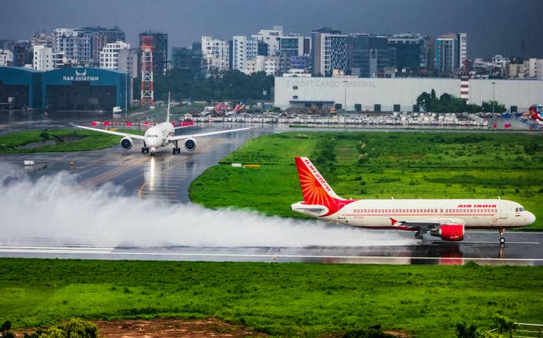 Air India on takeoff roll.
