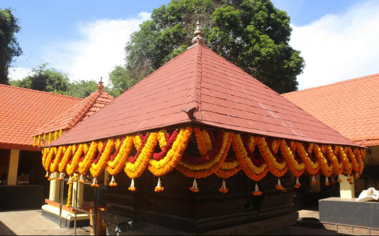 Decorated temple