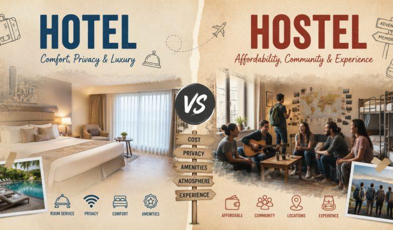Difference Between Hotel and Hostel: Which One Should You Choose?