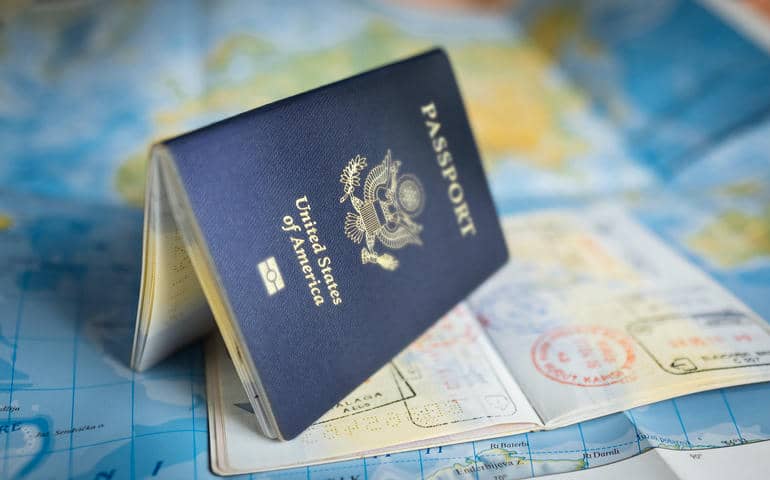 American passport and visa