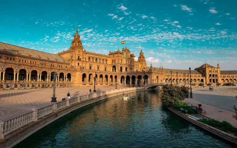 A sunny day in Sevilla, Spain