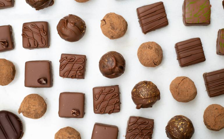 Brown and White Chocolate Bars