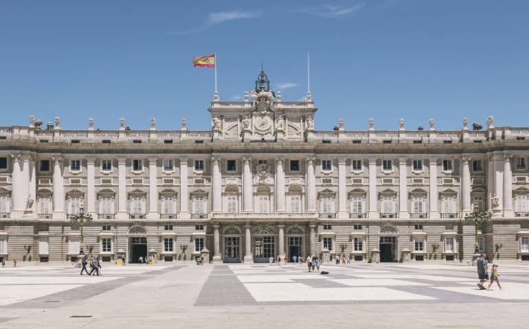 The Royal Palace in Madrid