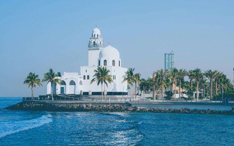 Mosque by the sea
