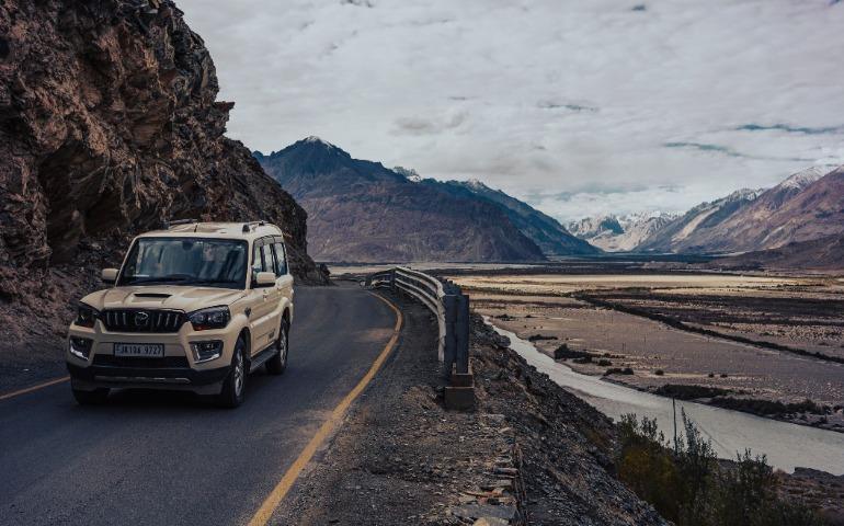 Explore the rugged terrain of Ladakh, India
