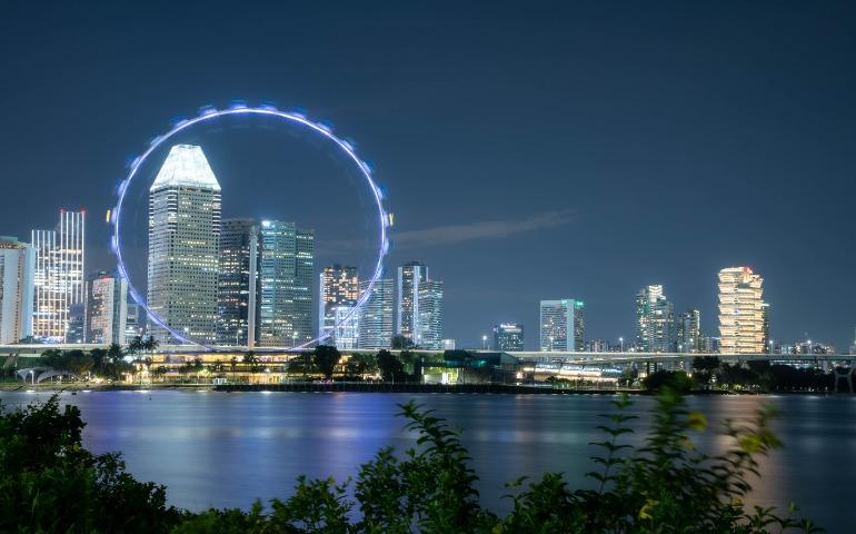 Singapore at night