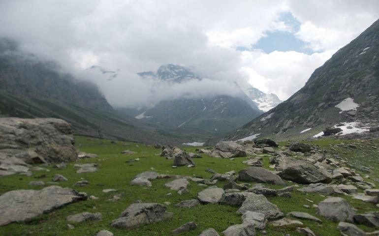 The Valley of Sarbal Village near Harmukh
