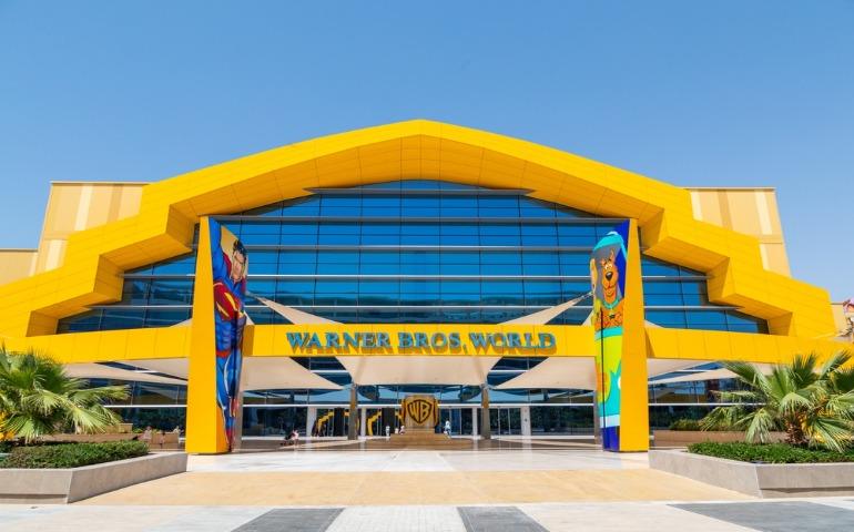 Warner Bros World entrance in Abu Dhabi