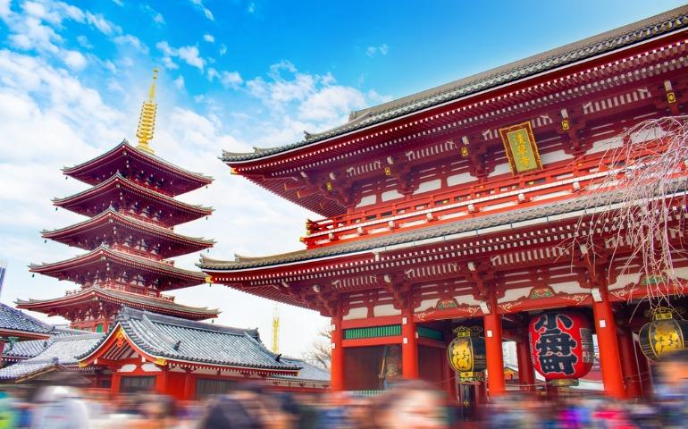 Sensoji Temple also known as Asakusa Kannon Temple , Tokyo, Japan