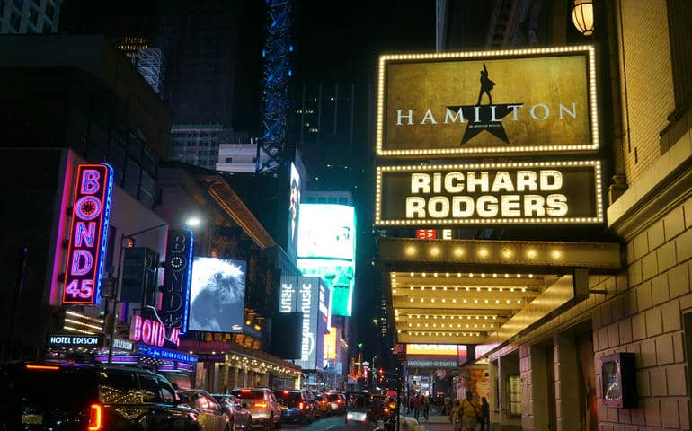 Watch a Broadway musical show in Hamilton
