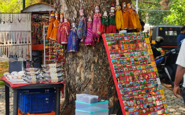 Local market in Kerala
