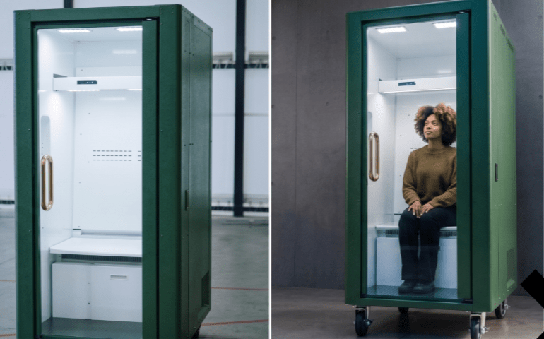 AI-generated image of Human Refrigerator