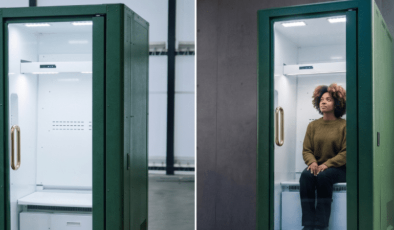 AI-generated image of a human refrigerator