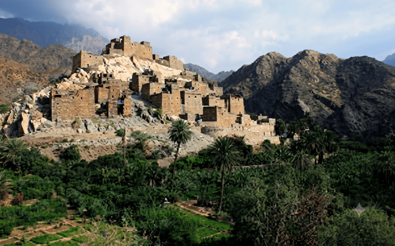AI-generated image of Dhee Ayn Marble Village