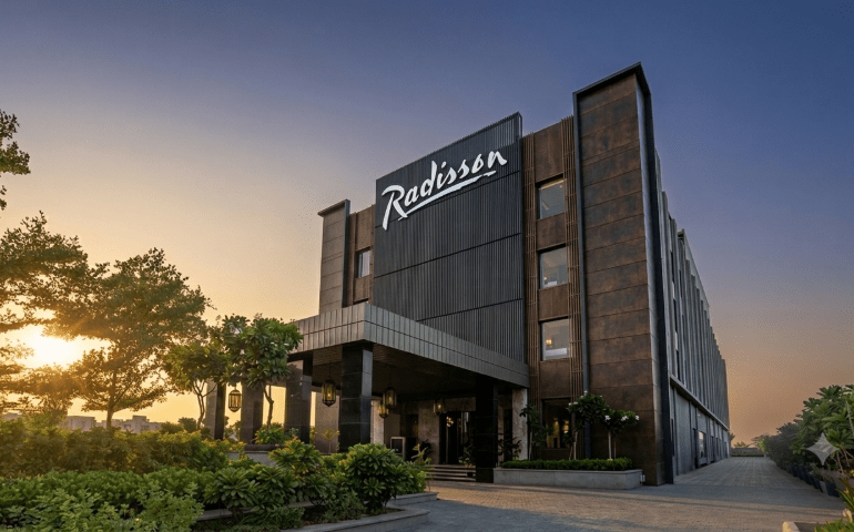 AI-generated image of Radisson Hotel Vrindavan