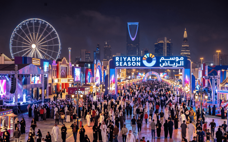 AI-generated image of Riyadh season