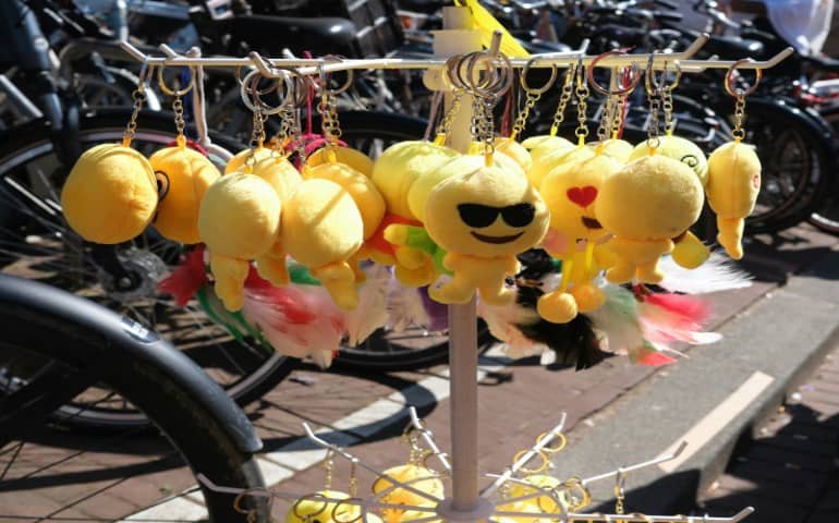 Street sales in Amsterdam