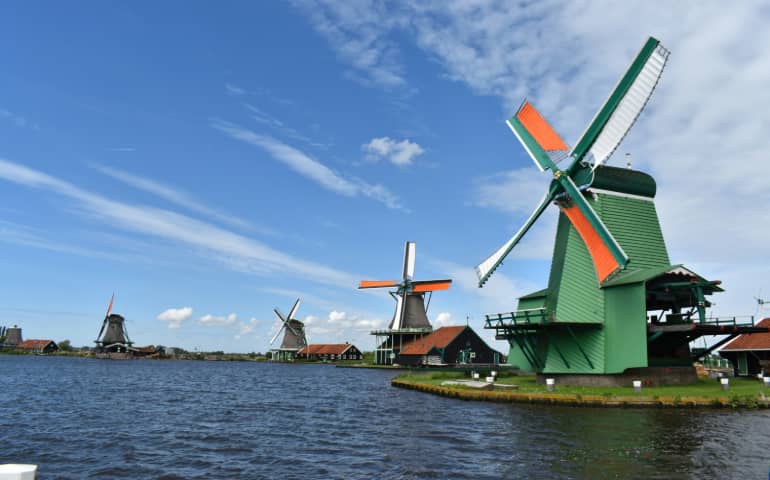 Windmills in Zaanse Schands