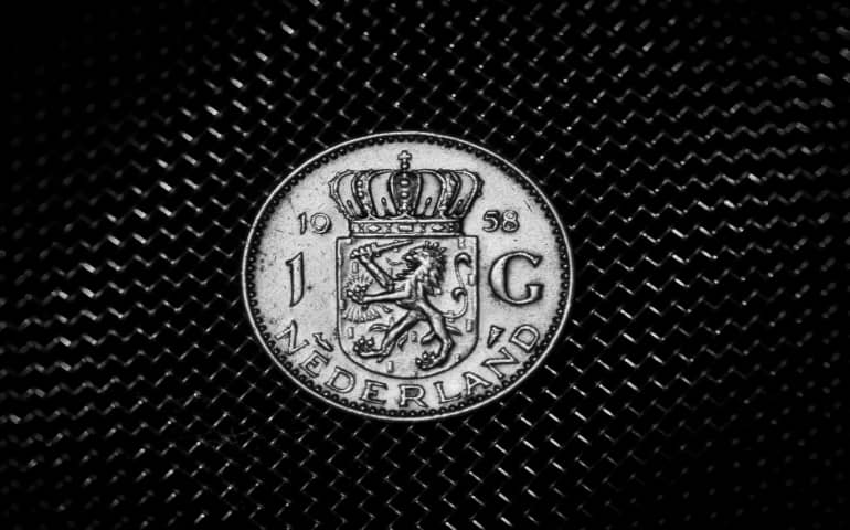 Netherlands coin in old times
