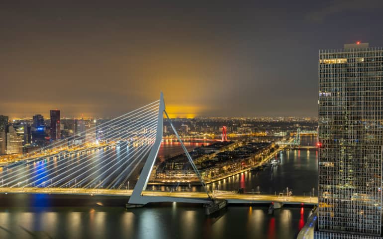 The bridges of Rotterdam
