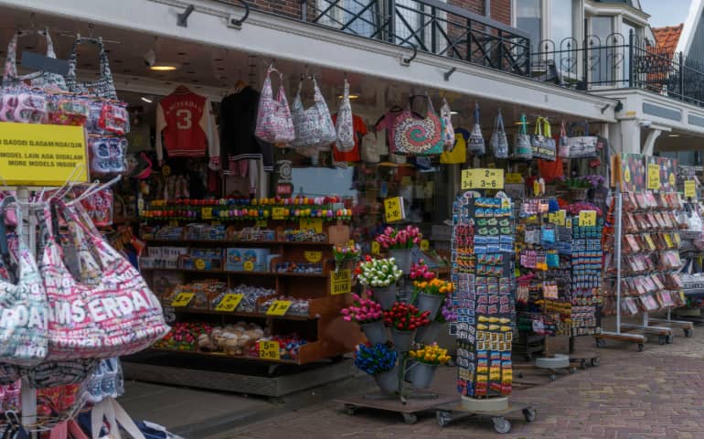 A souvenir shop with all gifts for friends and family