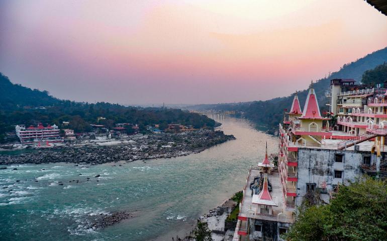 Riverside View Of Rishikesh
Image Generated - Lucas Hemingway/Unsplash