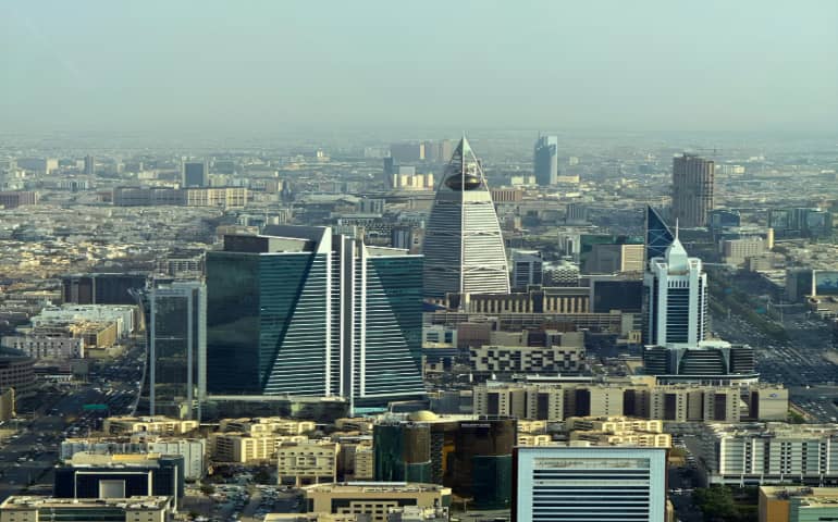 Tall towers in Riyadh