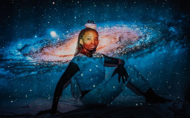 Woman posing in AYA Universe