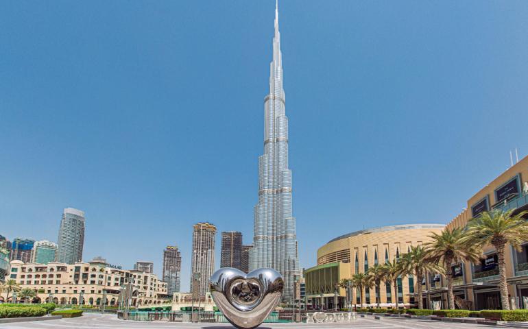 Stunning view of Burj Khalifa