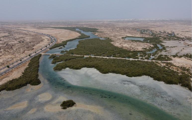 Sert Mountains in Saudi Arabia