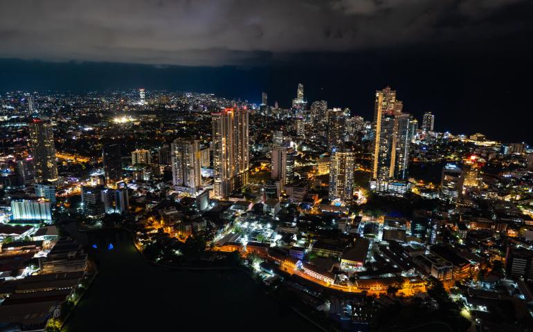 Stunning night view of Sri Lanka 
Image Credit - Thilina Alagiyawanna/Pexels