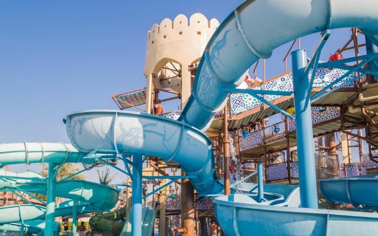 Yas Waterworld Area in Yas Island