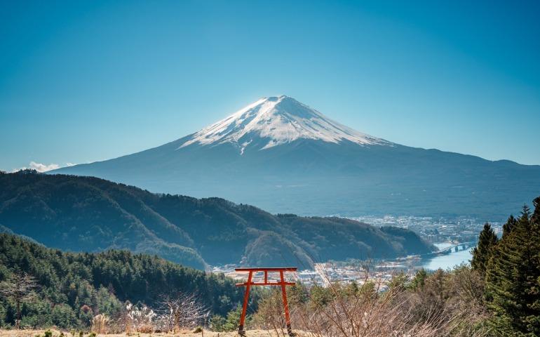 View of Mount Fuji, Japan