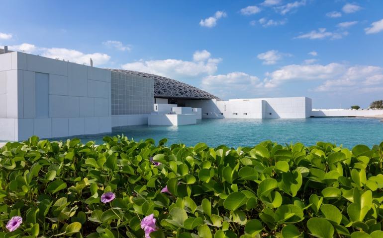 View of The Louvre Abu Dhabi
